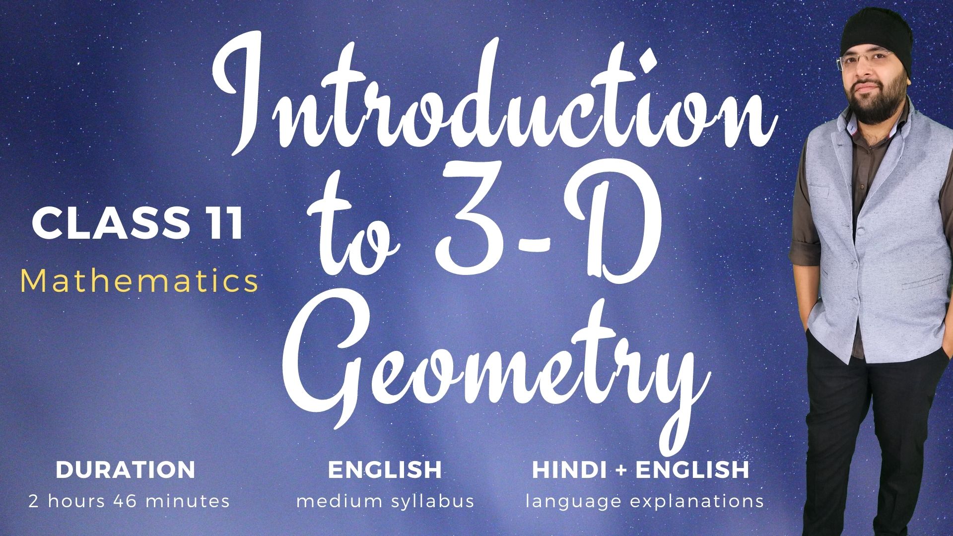 Introduction to three dimensional geometry Class 11 Maths