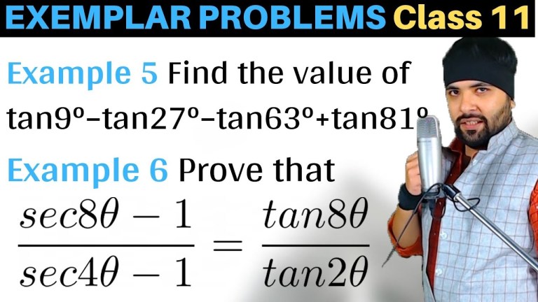 Find the value of tan9° – tan27° – tan63° + tan81°
