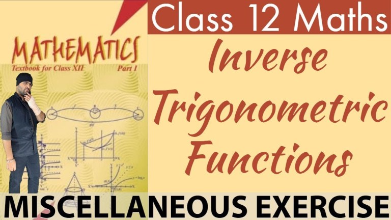 NCERT Miscellaneous Exercise Solutions Chapter 2 Inverse Trigonometric Functions